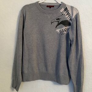 REVIEW HAWKS Never Estsblishment Gray Jacket Size L